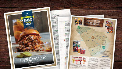 SC BBQ Trail Map