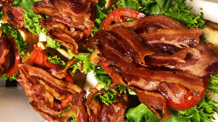 Bacon, lettuce, tomato sandwich