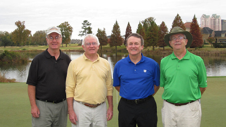 The Devereaux Duffers at a golf course