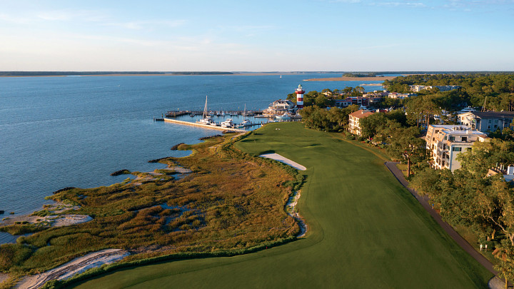 Harbour Town Golf Course aerial view