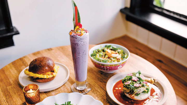 selection of dishes at Kultura