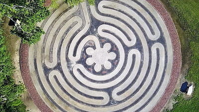 labyrinth, brookgreen gardens