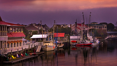 Enjoy the Shem Creek Boardwalk